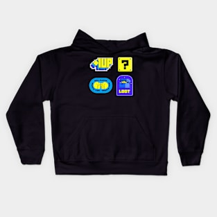 Video games Retro gaming Stickers Pack Kids Hoodie